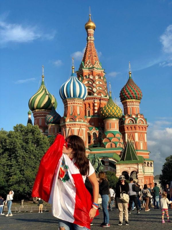 Francis Aimini, “la amiga de todos” siguió la selección peruana en el mundial de Rusia 2018