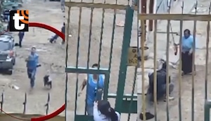 ¡Justicia popular en Ate! Vecinos persiguen, atrapan, golpean y amarran a ladrón a un poste tras robar un celular