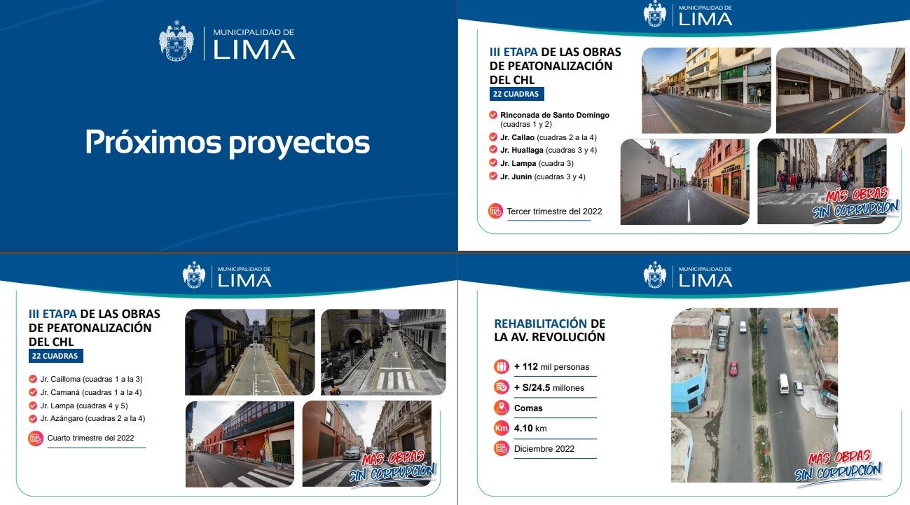 Próximos proyectos. (MML)