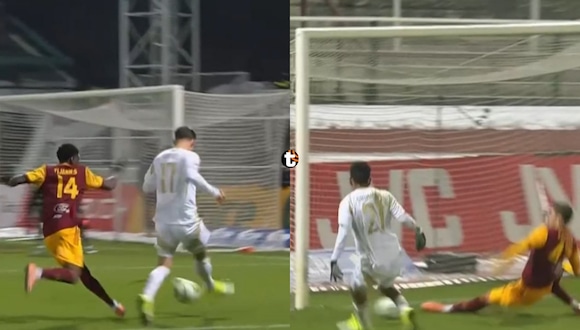 Con asistencia de Oliver Sonne, Gol de Joao Grimaldo para el 3-0 del Sparta Praga vs Dukla. (Video: Polsat Sport)