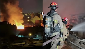 ¡Incendio en el Cercado! Fuego arrasa quinta en jirón Áncash y deja varias familias afectadas