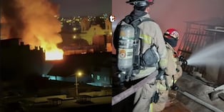 Incendio en el jirón Áncash arrasó con una quinta.