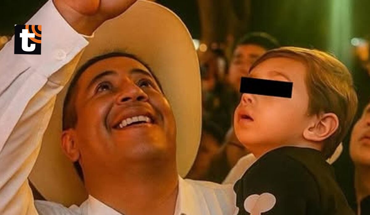 Carlos Manzo tuvo en brazos a su pequeño, minutos antes de ser asesinado.