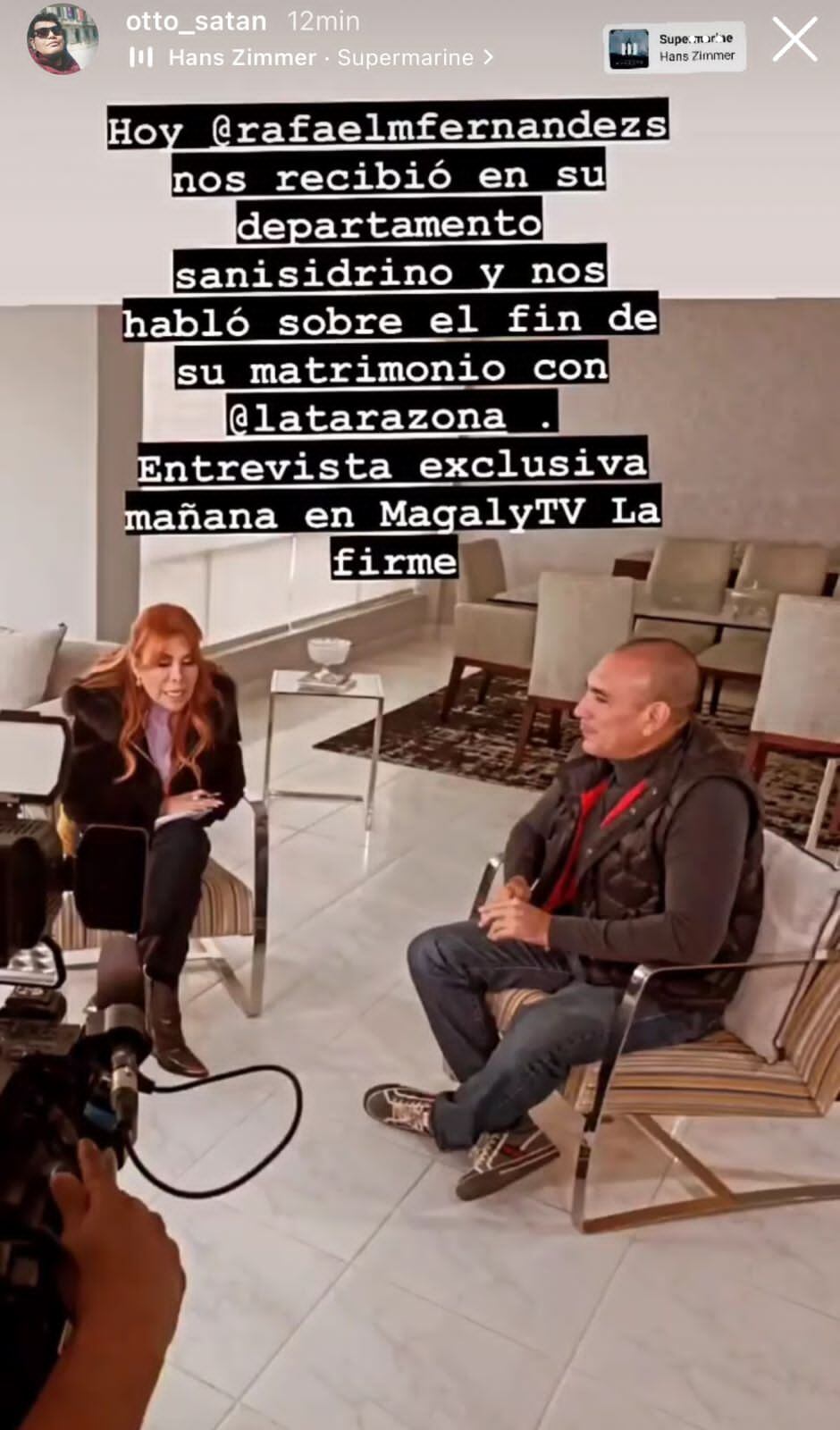 Rafael Fernández rompe su silencio con Magaly Medina