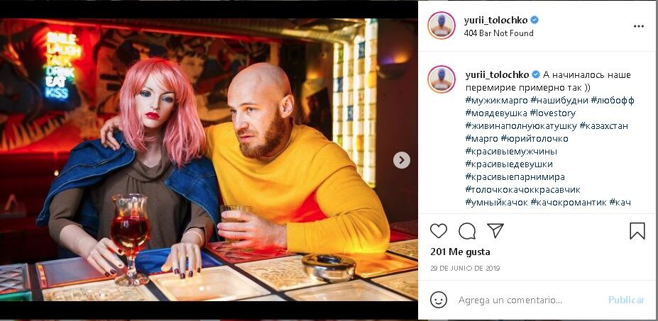 Fisicoculturista anunció el final de su relación. (Yuri Tolochko Instagram)