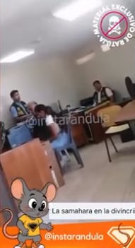 Samahara Lobatón es grabada en la Dirincri tras agresión sufrida a manos de Bryan Torres.