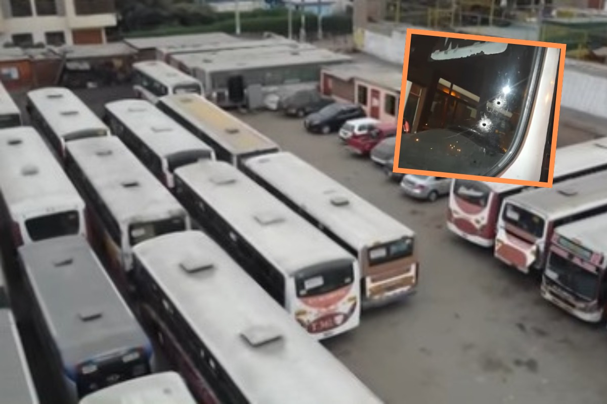 Choferes de la línea 36 no pueden trabajar por culpa de extorsionadores. (Captura Buenos Días Perú)