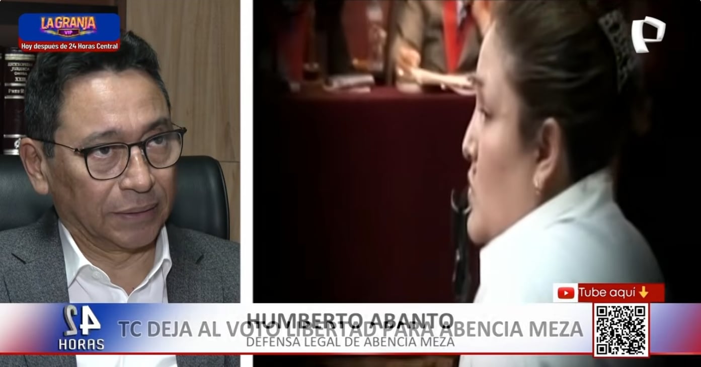 Abencia Meza podría salir del penal Santa Mónica tras decisión del Tribunal Constitucional.