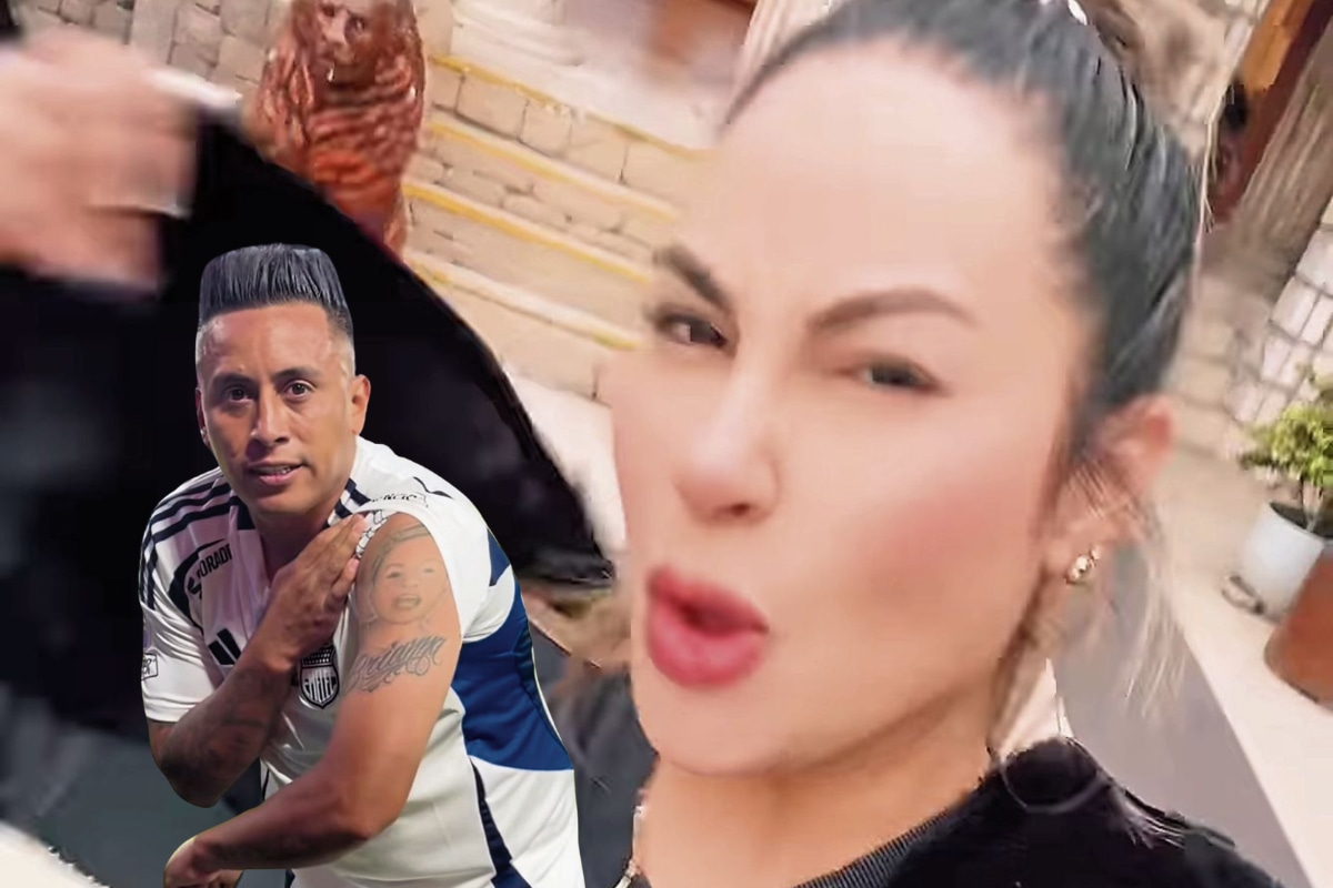 Pamela López y Christian Cueva