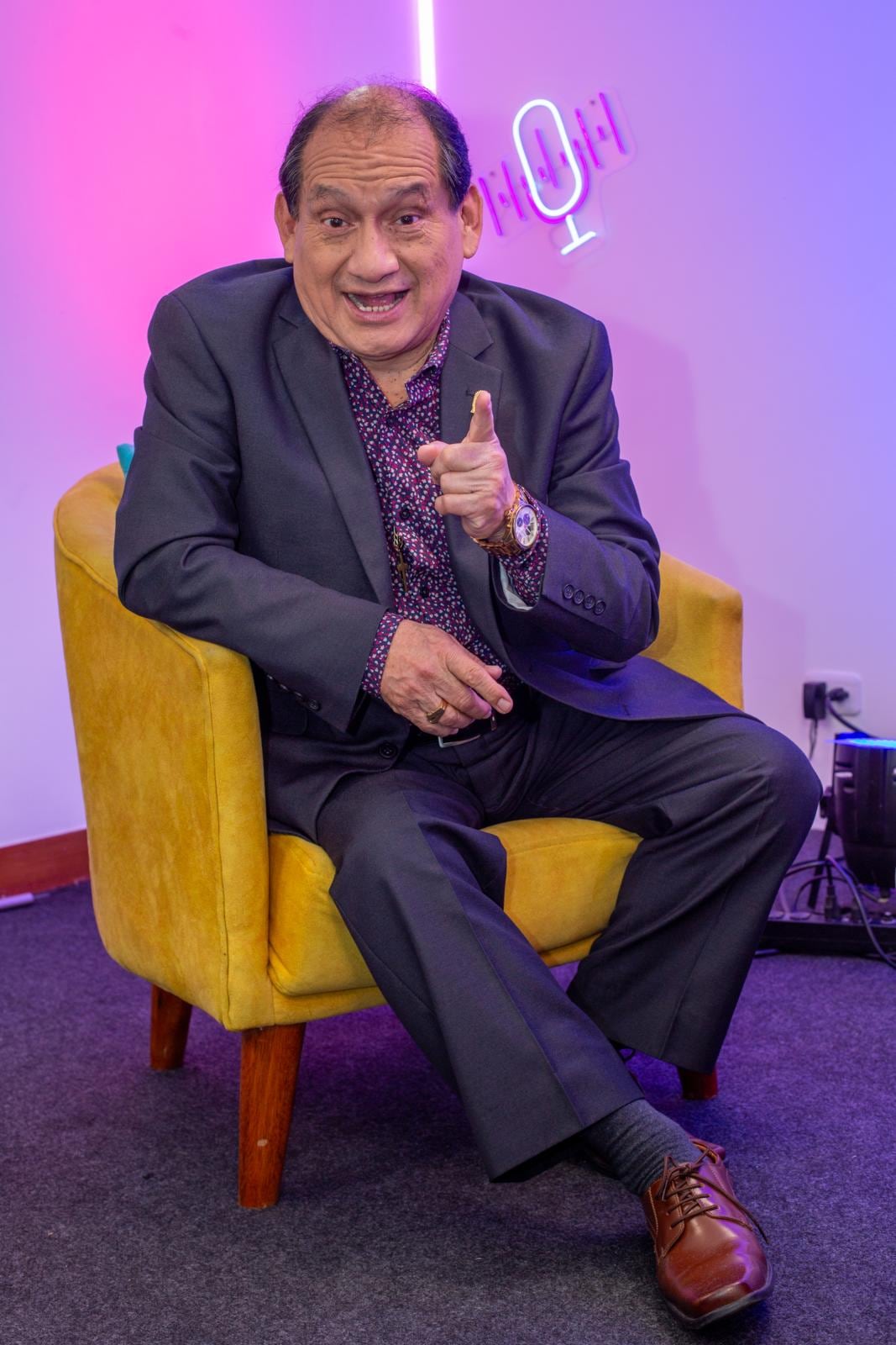 Elmer Alfaro Machucao en el Café con la Chevez. Foto: Fernando Sangama | @Photo.gec