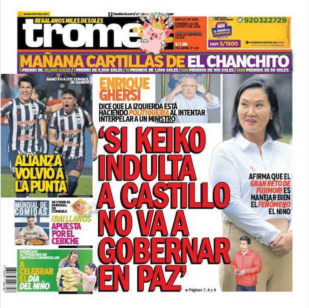 Portada Trome