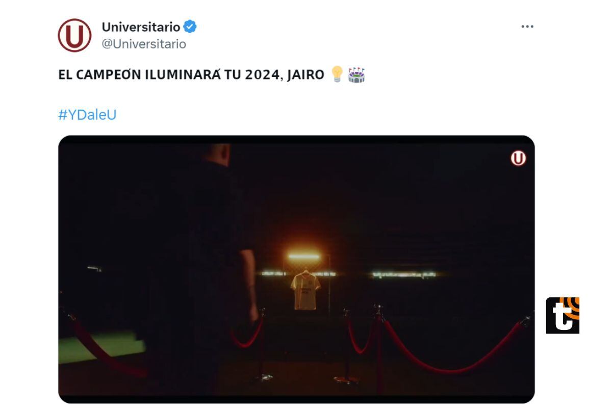 Redes sociales de Universitrio lanzron esta frase picante en redes sociales (@Universitario)