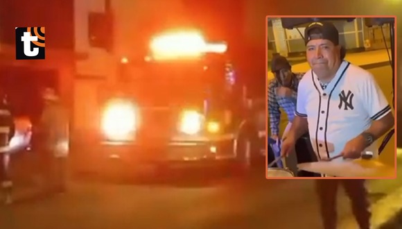 Músico fallece en voraz incendio