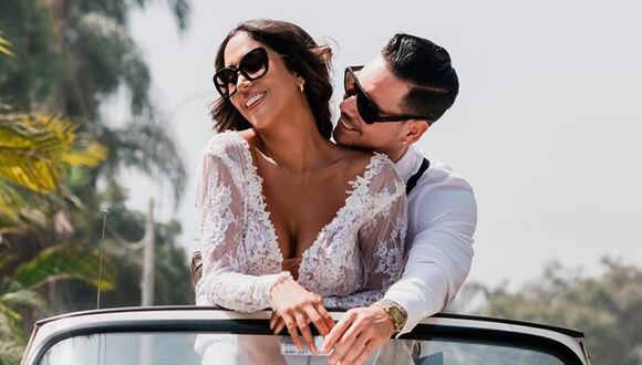 Melissa Paredes y Anthony Aranda responden acerca si usaron canje en su matrimonio