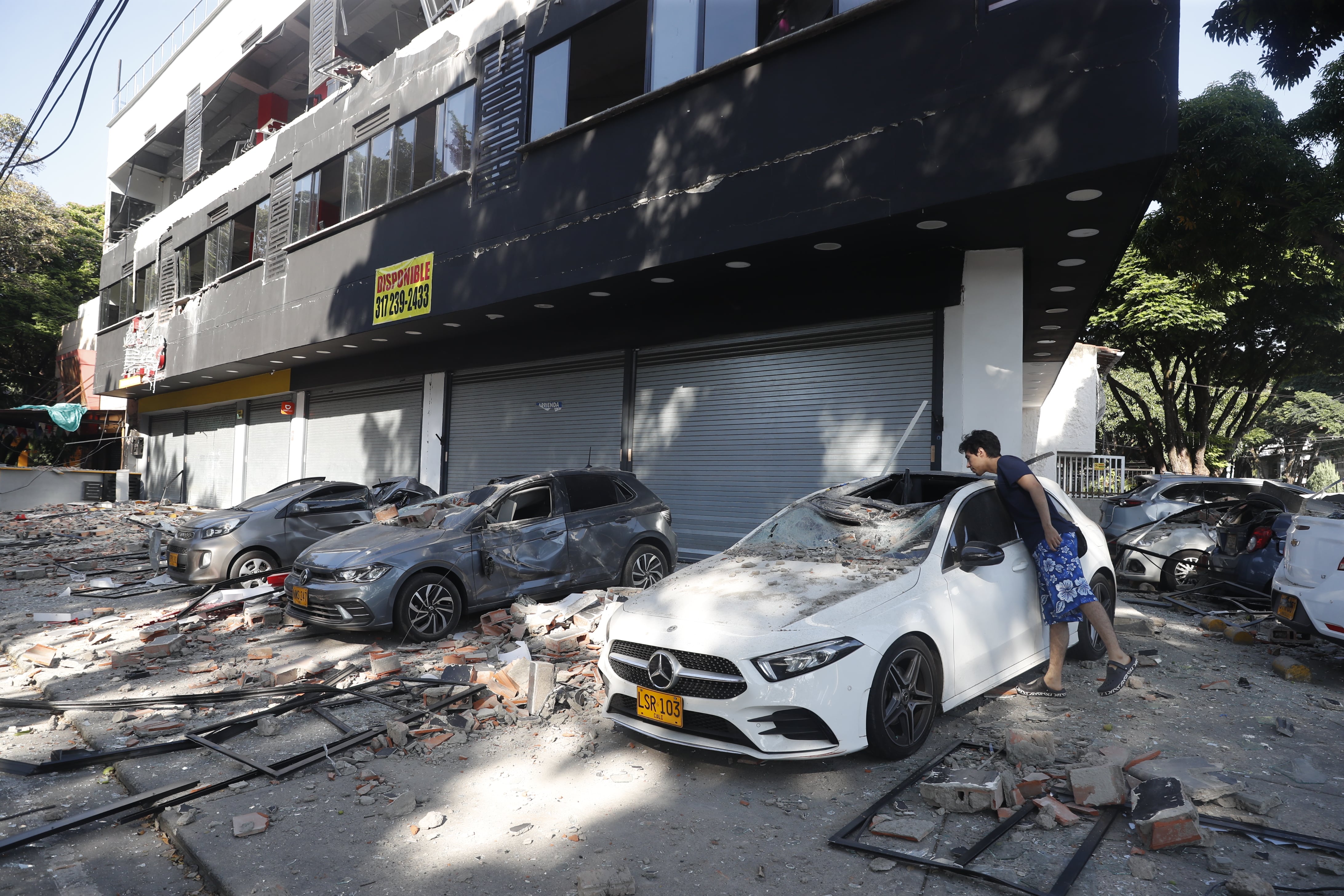 Terremoto en Colombia. Foto: EFE/ Ernesto Guzmán