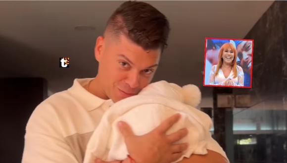 TROME - Magaly se burla de Ignacio Baladán ahora que no duerme por su bebé: “Antes te amanecías en fiestas”