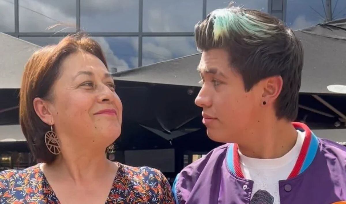 La actriz Alina Lozano y Jim Velásquez (Foto: Jim Velásquez / Instagram)