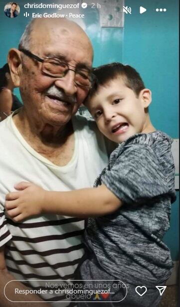 Fallece el abuelo de Christian Domínguez