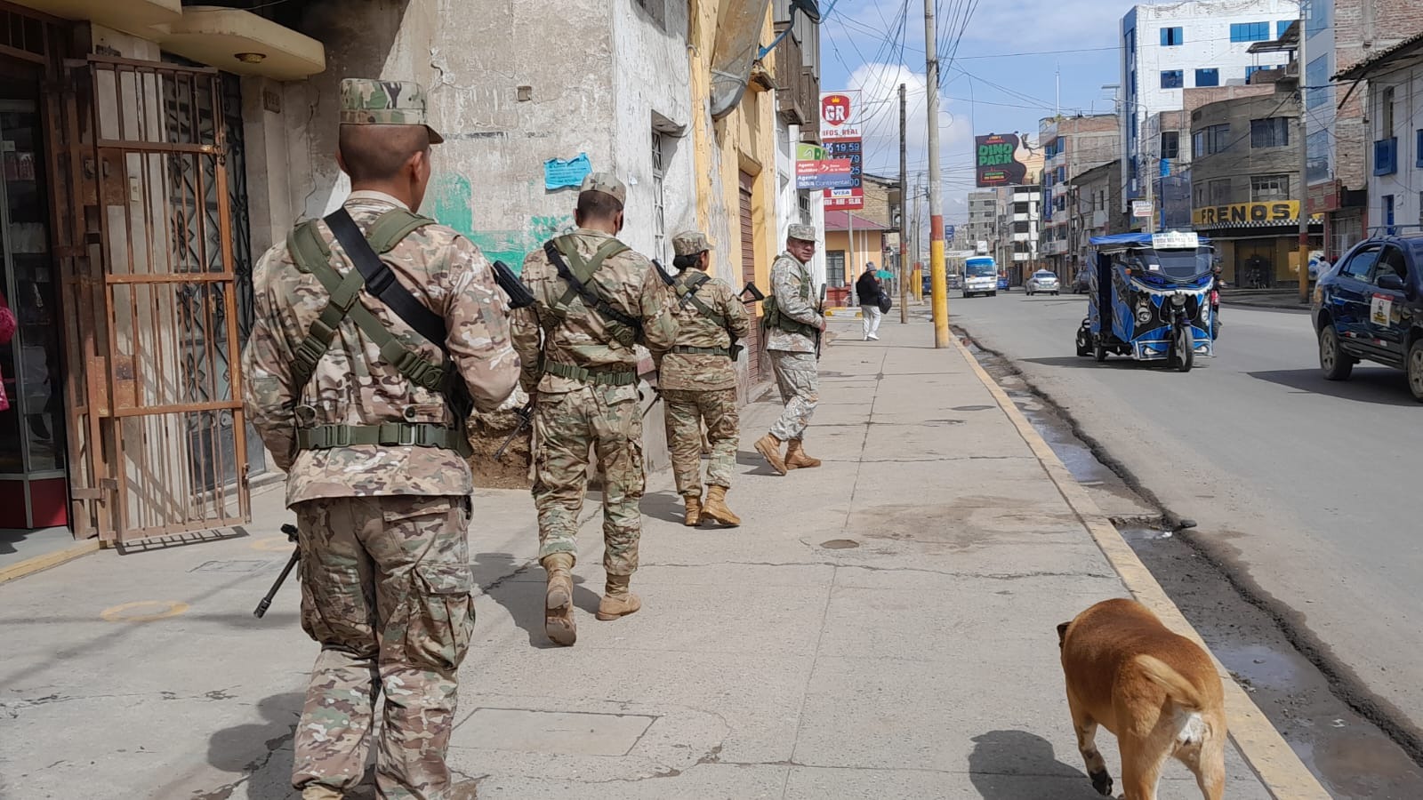 Militares en los penales.