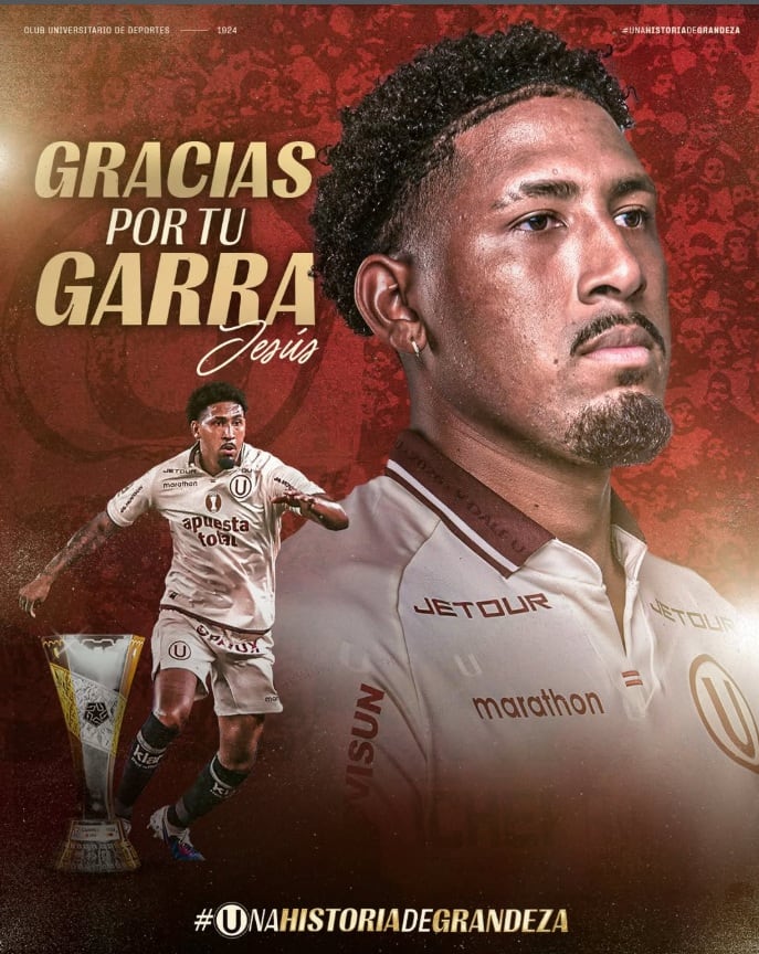Jesús Castillo dejó Universitario y seguirá su carrera en el Esperánce de Túnez. (Redes sociales)