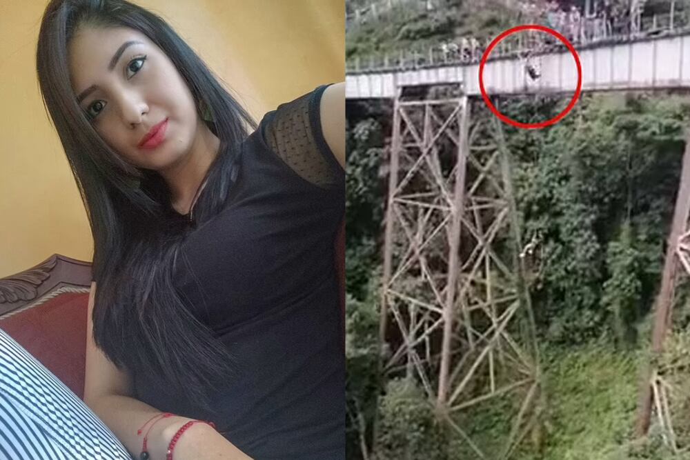 Yecenia Morales Gómez, la joven que perdió la vida por saltar en bungee jumping sin la soga de seguridad (Foto: El Tiempo)