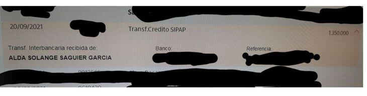 La mujer quería hacer el depósito a una odontóloga. (Foto: Captura/Extra)