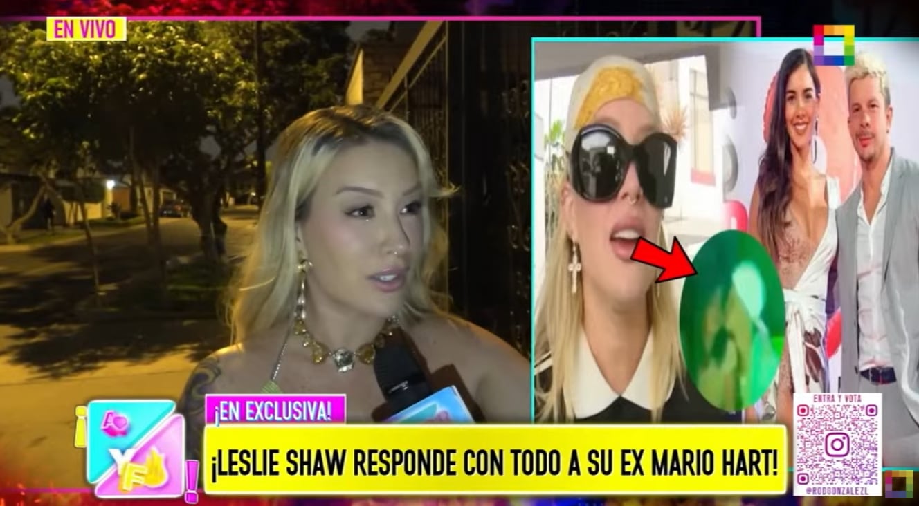 Leslie Shaw 'chanca' a Mario Hart y explica por qué sigue sin confirmar infidelidad con Korina Rivadeneira
