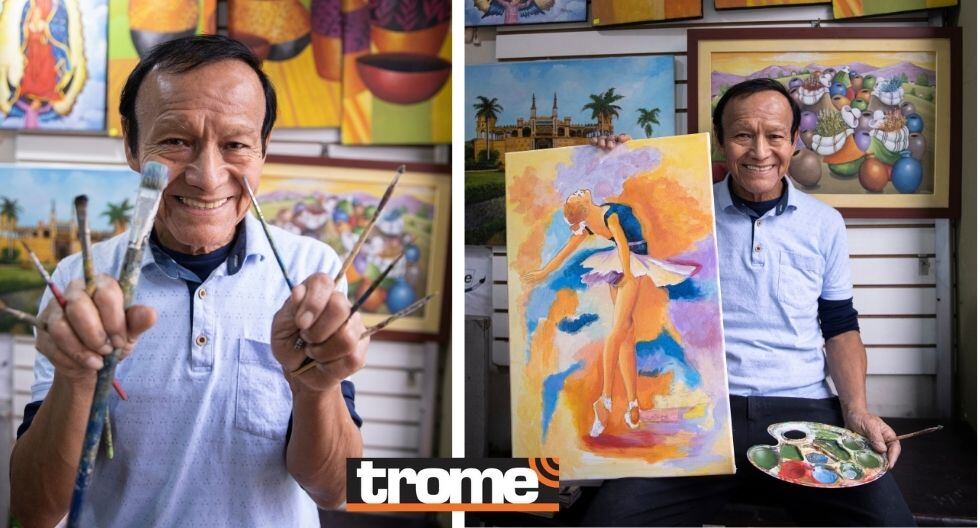 Abuelito tiene 70 años y hace 35 es pintos. (Foto: Trome)