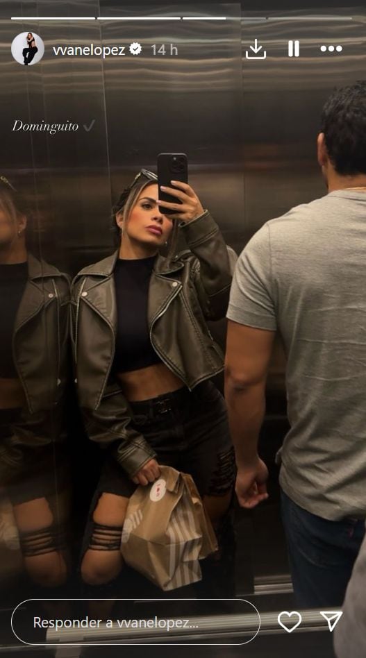 Vanessa López en Instagram con su novio