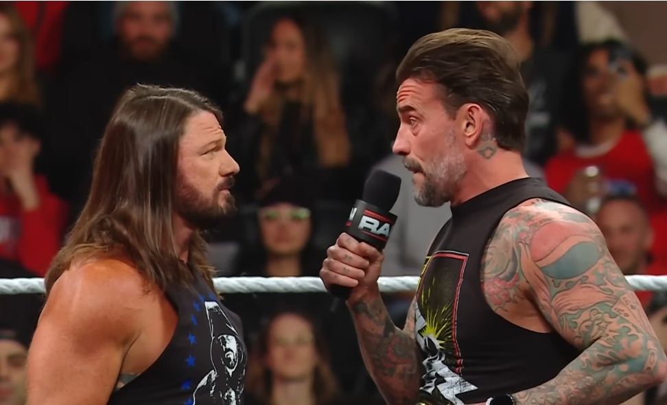 AJ Styles vs. CM Punk se enfrentaron por primera vez en WWE. (WWE Corp)
