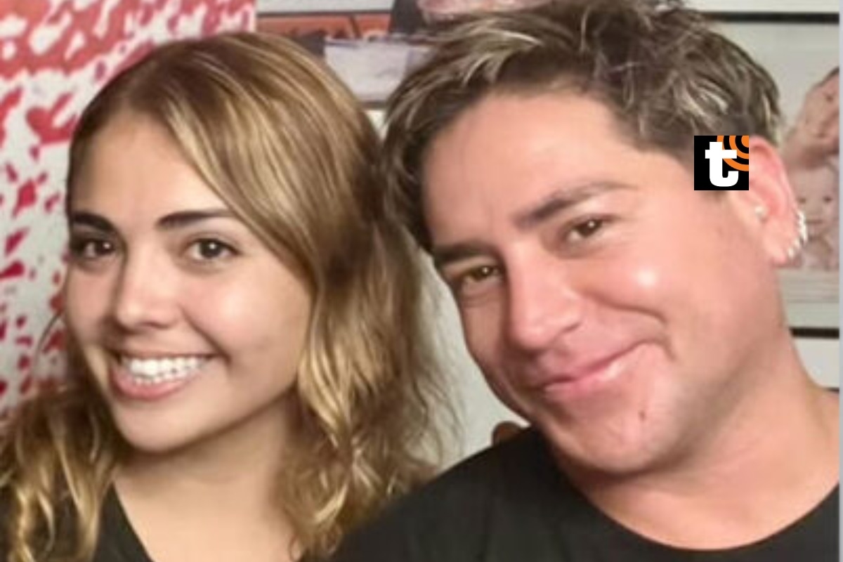 Pareja de Luisito Sánchez en la dulce espera