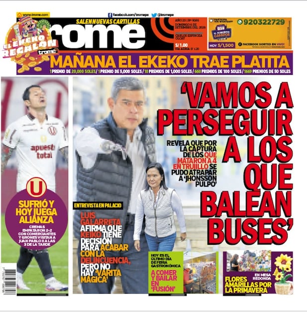 Portada Trome