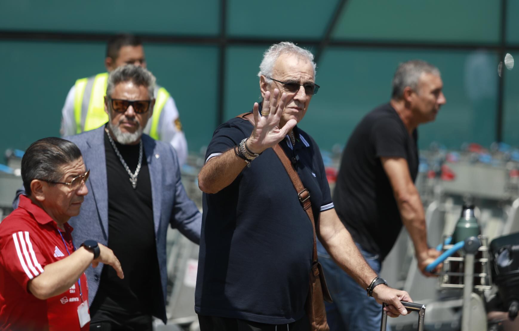 Jorge Fossati llegó a Lima para ponerse a disposición de la Selección Peruana. (Foto: Julio Reaño / GEC)
