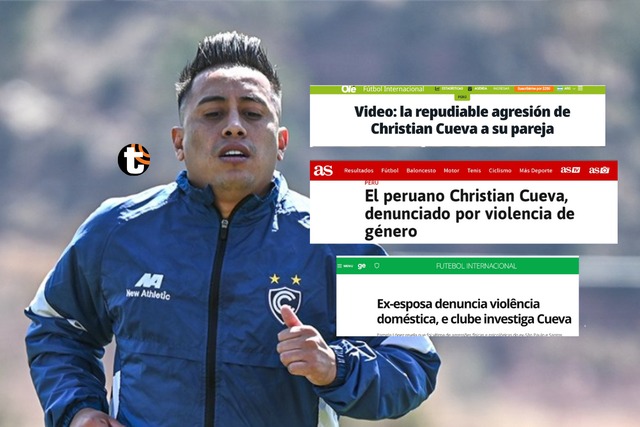 Diarios de Argentina, España, Brasil y otras partes del mundo informaron sobre la denuncia contra Christian Cueva por violencia física.
