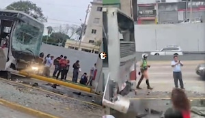 ¡Caos en hora punta! Triple choque de buses del Metropolitano desató pánico y dejó más de 40 heridos en Miraflores