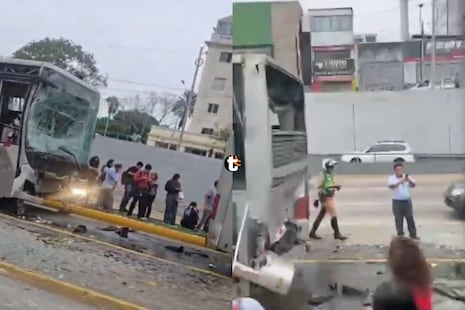 ¡Caos en hora punta! Triple choque de buses del Metropolitano desató pánico y dejó más de 40 heridos en M...