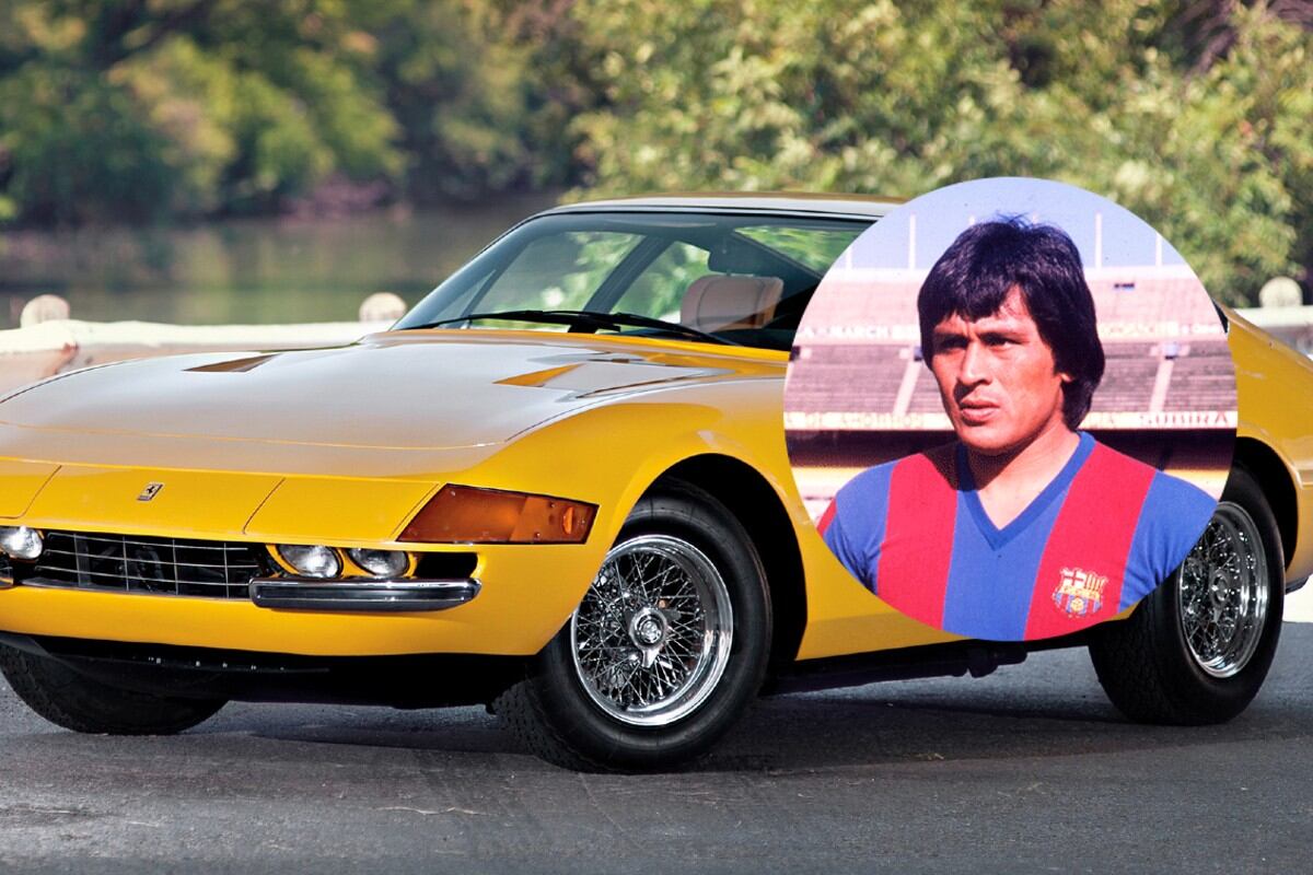 Hugo 'Cholo' Sotil contó la historia de su Ferrari amarillo en La Fe de Cuto. Foto: Composición.