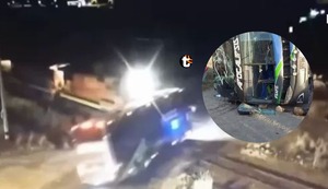 Tragedia en La Oroya: El preciso instante en el que tren de carga embiste a bus ‘Apocalipsis’ que lo quiso adelantar | VIDEO