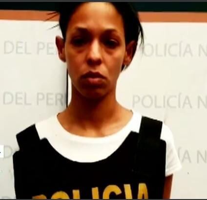 La venezolana Kleilimar Gonzales Gonzales (30) detenida por la División de Robos de la Dirincri. (PNP)