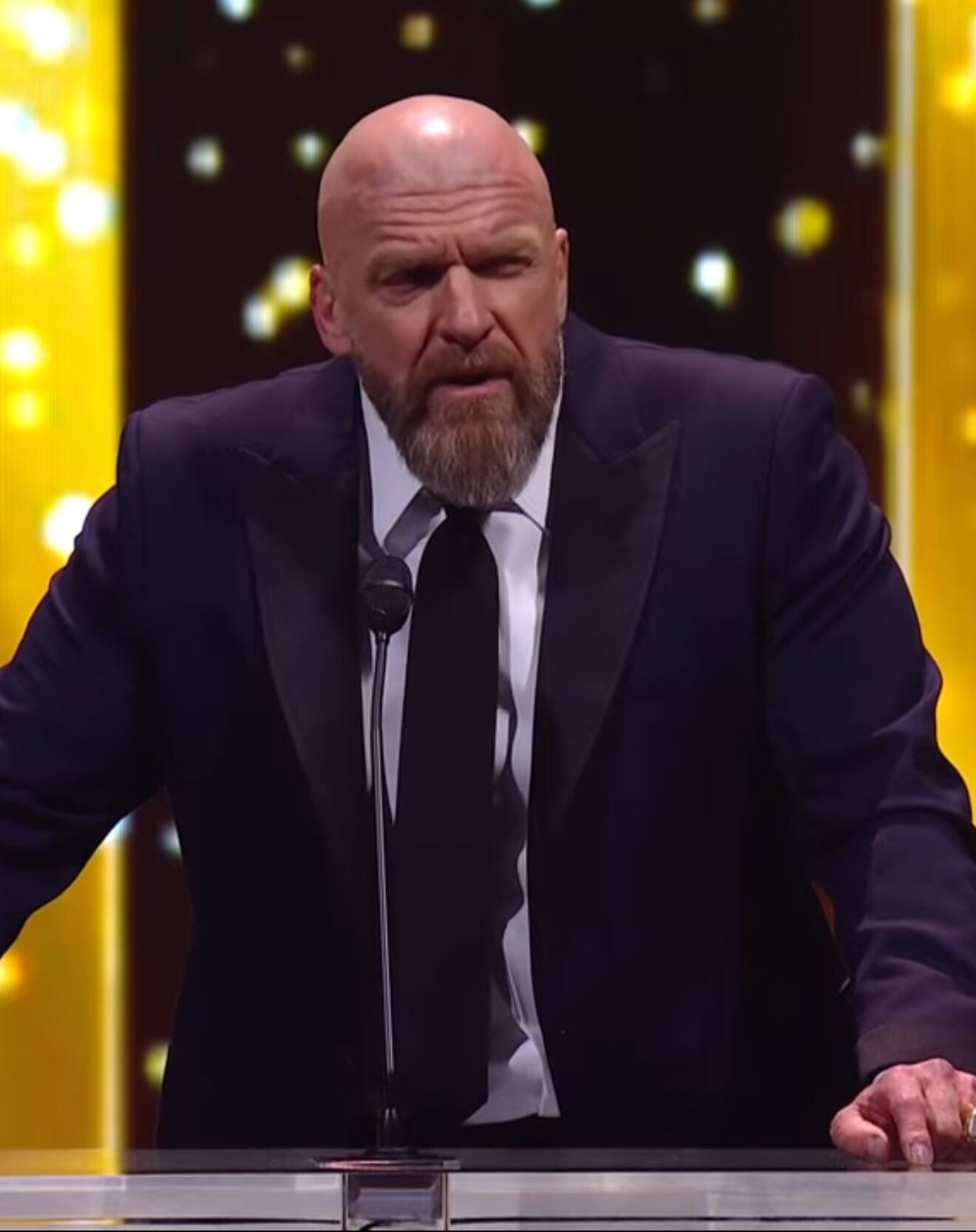 Triple H brindó un extenso; pero emotivo discurso en su exaltación al Salón de la Fama de WWE. (WWE)