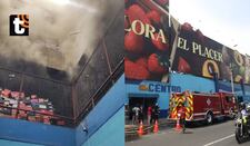 ¡Infierno en Polvos Azules! Reportan incendio en centro comercial que se habría originado en almacén de zapatillas