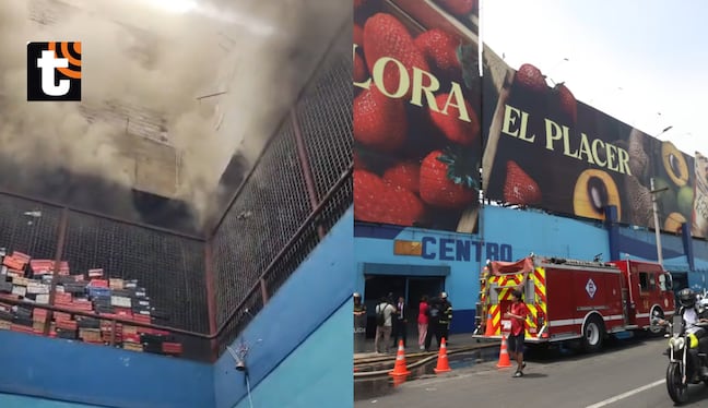 ¡Infierno en Polvos Azules! Reportan incendio en centro comercial que se habría originado en almacén de zapatillas