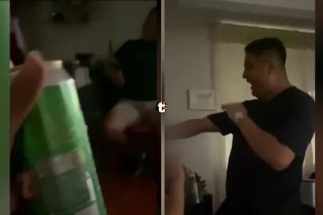 ¡Escándalo policial en Piura! Dos suboficiales son grabados tomando cerveza y bailando en comisaría