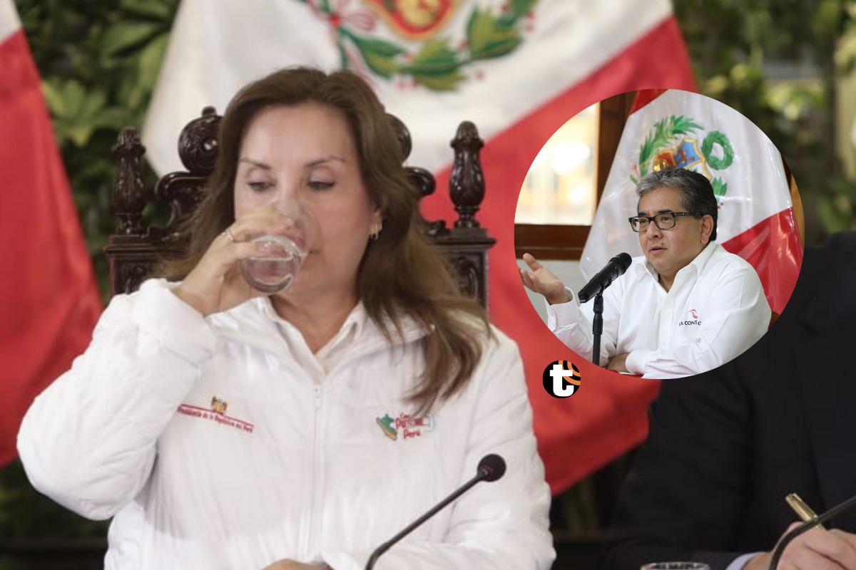 Presidenta Dina Boluarte no declaró todas sus cuentas, aseguró el contralor Nelson Shack. Fotos: Anthony Niño de Guzmán/ @photo.gec