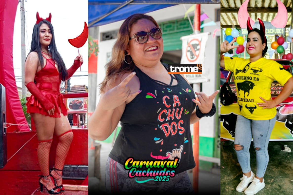 Entre carnavales, en Perú, los pucallpinos tienen desde hace varios años una los 'cachudos' y cada vez más personas asisten a la celebración. (Entrevista: Isabel Medina / Trome).