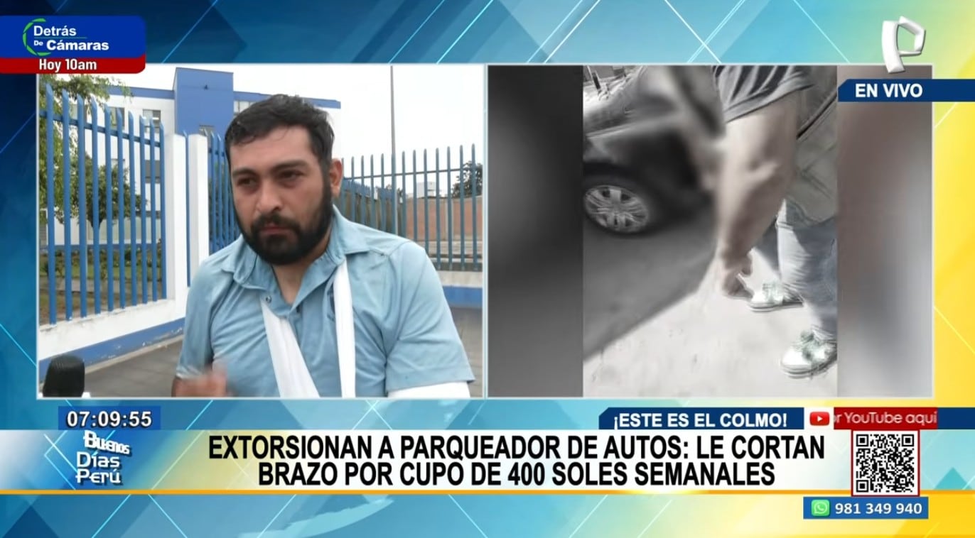 Víctima de extorsión en Ate.