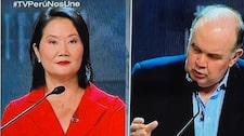 Keiko le dice a López Aliaga que no va a pelear con él; pero éste le recuerda su mayoría en el Congreso
