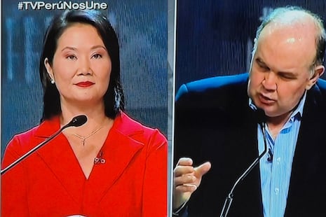 Keiko le dice a López Aliaga que no va a pelear con él; pero éste le recuerda su mayoría en el Congreso