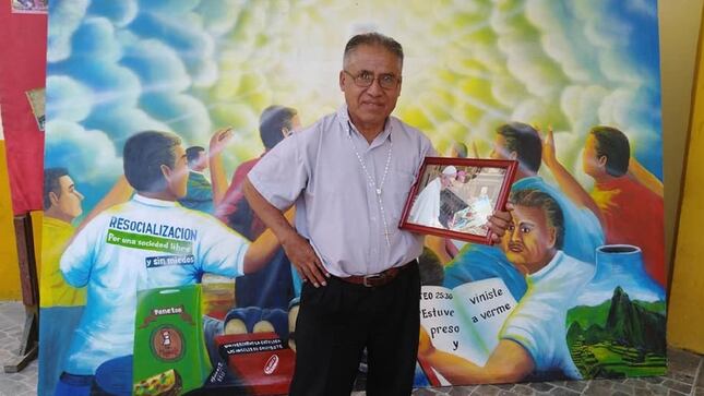 Interno recordó su encuentro con el Papa cuando llegó a Perú (Foto: INPE)