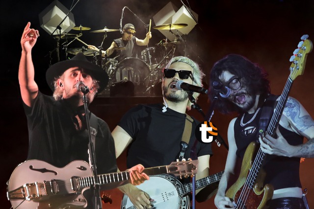 Morat hizo vibrar a un repleto Estadio Nacional (Foto Composición Trome - EFE)